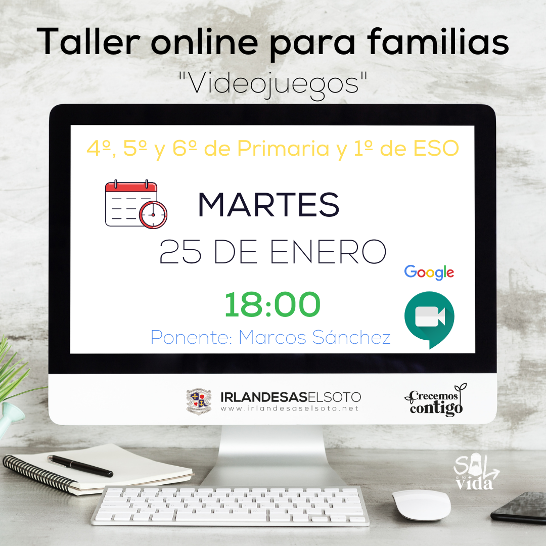 Taller online para familias